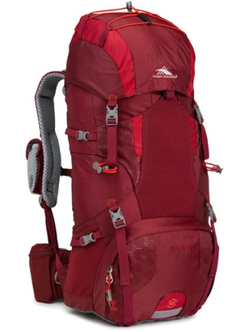 High Sierra Red Women's Hiking Backpack with Multiple Straps